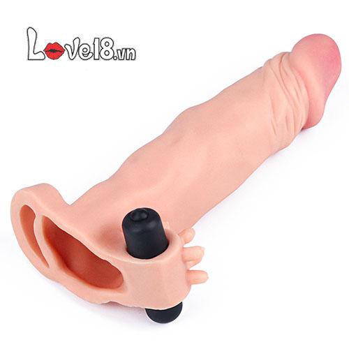 Bao đôn Lovetoy silicon rung gai tăng kích thước kéo dài thời gian quan hệ