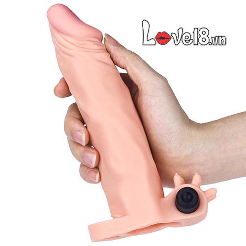 Bao đôn Lovetoy silicon rung gai tăng kích thước kéo dài thời gian quan hệ