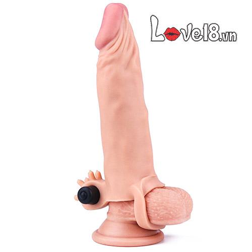 Bao đôn Lovetoy silicon rung gai tăng kích thước kéo dài thời gian quan hệ