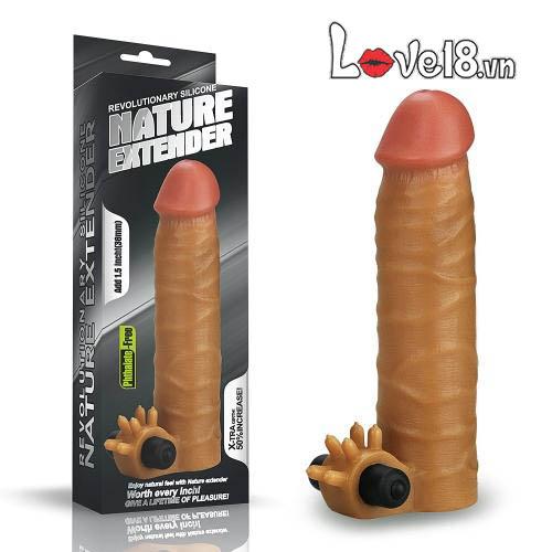 Lovetoy Extender Bao Đôn Rung Mềm Mịn Siêu Thật Kích Thích
