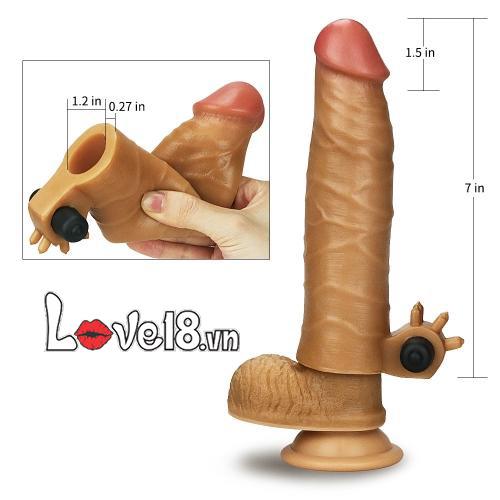 Lovetoy Extender Bao Đôn Rung Mềm Mịn Siêu Thật Kích Thích