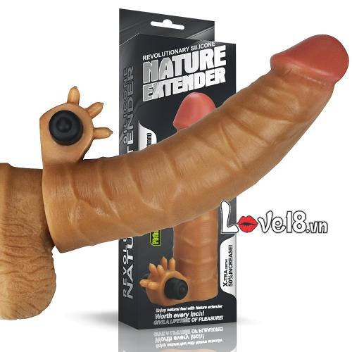 Lovetoy Extender Bao Đôn Rung Mềm Mịn Siêu Thật Kích Thích