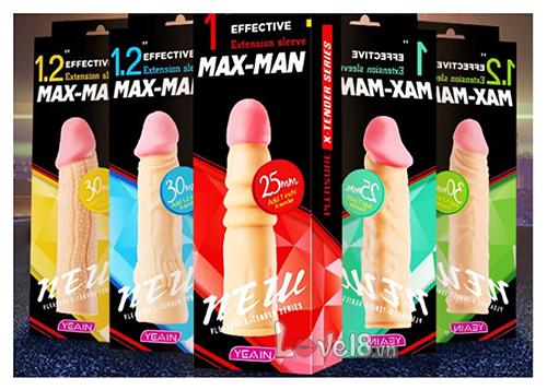 Bao đôn silicon Maxman mềm mại đa kích thước, nâng cực phê