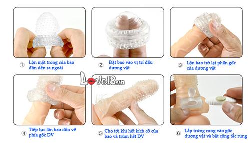 Bao đôn trong suốt rung Cobiiy kéo dài thời gian kích thích