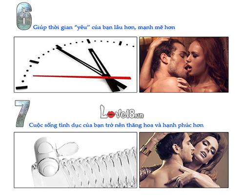 Bao đôn trong suốt rung Cobiiy kéo dài thời gian kích thích