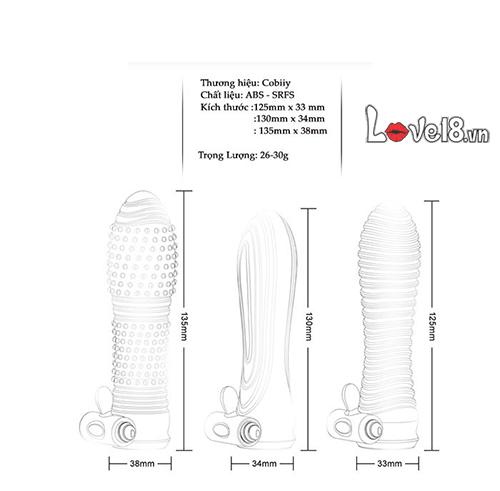 Bao đôn trong suốt rung Cobiiy kéo dài thời gian kích thích