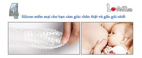 Bao đôn trong suốt Cobiiy rung mạnh tăng khoái cảm ngay