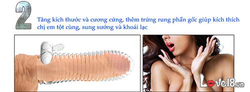 Bao đôn trong suốt Cobiiy rung mạnh tăng khoái cảm ngay