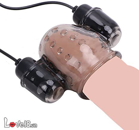 Bao rung quy đầu silicon an toàn kích thích cực khoái dương vật