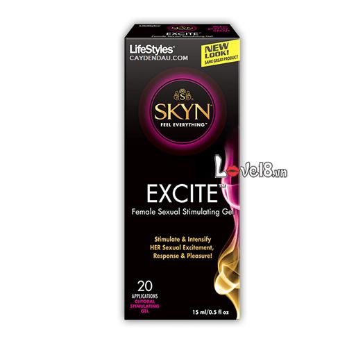 Gel bôi trơn tăng khoái cảm nữ Lifestyle Excite Mỹ chính hãng