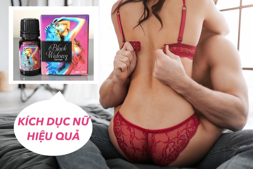 Thuốc kích dục nữ Black Widow German nước không mùi an toàn giá tốt