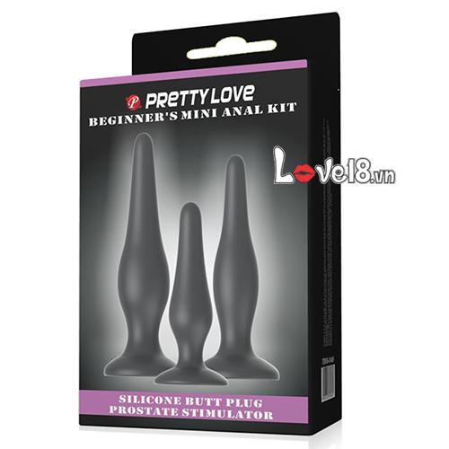 Bộ 3 Phích Hậu Môn Mini Mềm Mại Prettylove Kích Thích Gay