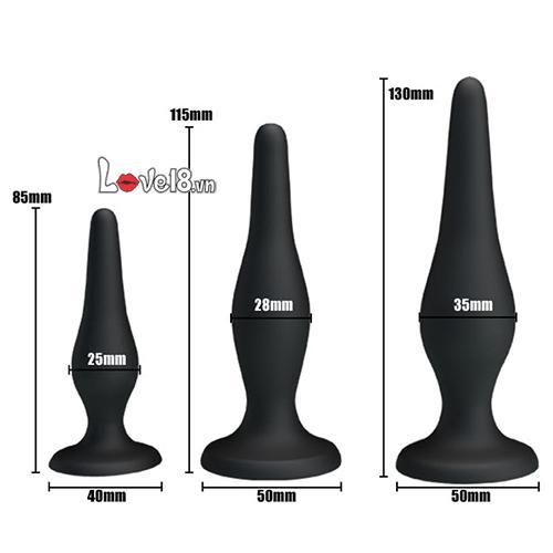 Bộ 3 Phích Hậu Môn Mini Mềm Mại Prettylove Kích Thích Gay
