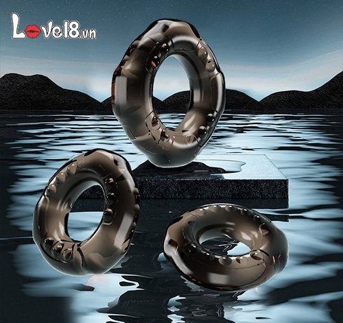 Bộ 3 vòng đeo chống xuất tinh sớm Baile cao cấp kích thích mạnh