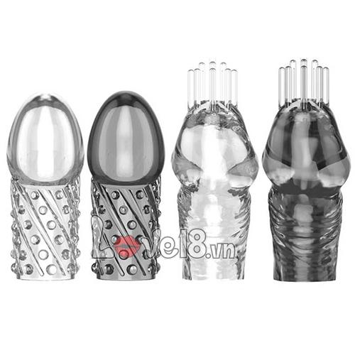 Bộ bao cao su đôn bi râu vòng gai BD88 đặc biệt tăng khoái cảm