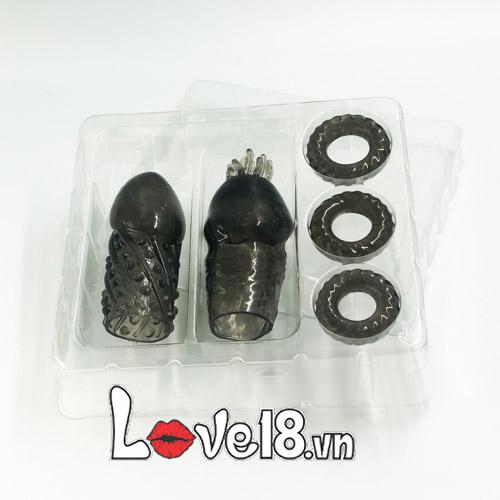 Bộ bao cao su đôn bi râu vòng gai BD88 đặc biệt tăng khoái cảm