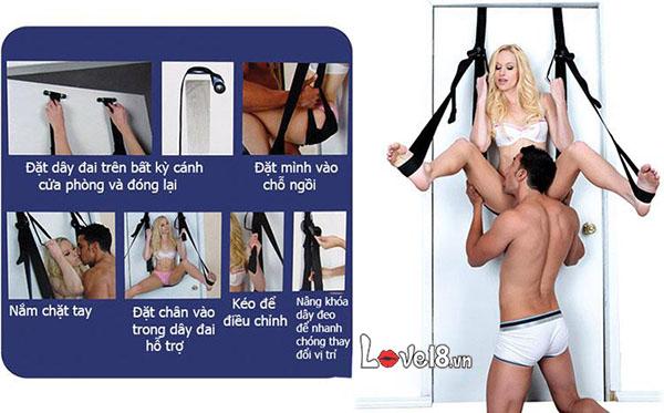 Bộ Dây Đu Treo Cửa Bạo Dâm Kích Thích Mạnh Mẽ Cho Cuộc Yêu