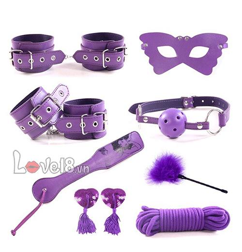 Bộ Đồ Chơi Bạo Dâm 8 Món Tím Quyến Rũ Kích Thích Mua Ngay