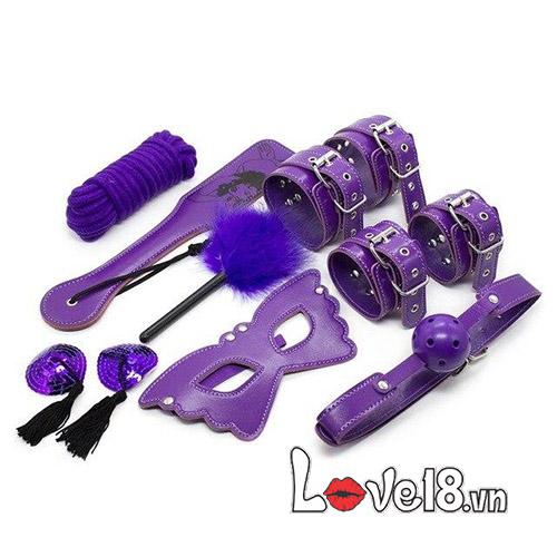 Bộ Đồ Chơi Bạo Dâm 8 Món Tím Quyến Rũ Kích Thích Mua Ngay
