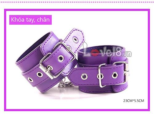 Bộ Đồ Chơi Bạo Dâm 8 Món Tím Quyến Rũ Kích Thích Mua Ngay