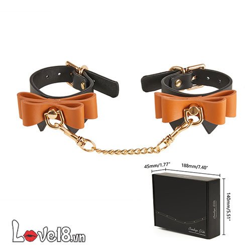 Bộ đồ chơi BDSM da PU cao cấp Runyu Khóa chân tay kích thích