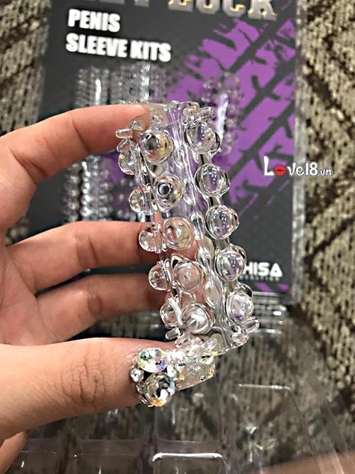 Bộ đôn 7 khúc trong suốt Chisa silicon cao cấp tăng kích thước