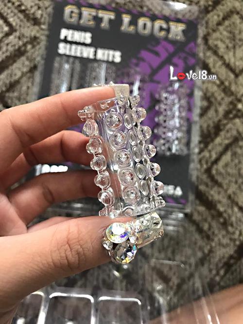 Bộ đôn 7 khúc trong suốt Chisa silicon cao cấp tăng kích thước