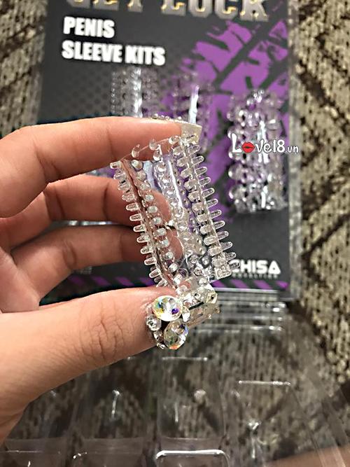 Bộ đôn 7 khúc trong suốt Chisa silicon cao cấp tăng kích thước