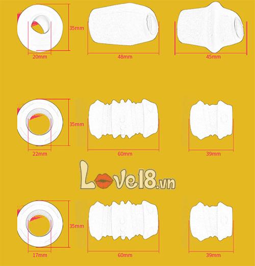 Bộ Đôn Khúc Silicon Gân Gai Tăng Khoái Cảm Cho Quý Ông Bộ Đôn Khúc Silicon Gân Gai Tăng Khoái Cảm Cho Quý Ông