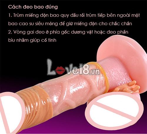 Bộ Đôn Silicon Vòng Gai Kéo Dài Thời Gian Quan Hệ Chính Hãng