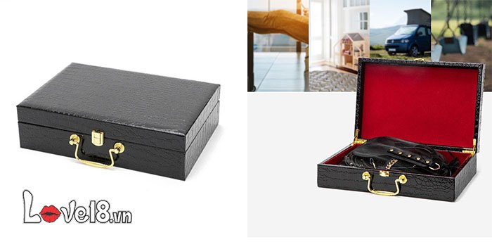 Bộ dụng cụ da bạo dâm 8 món cao cấp sang trọng hấp dẫn