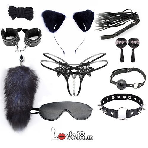 Bộ Dụng Cụ Cosplay Hồ Ly 10 Món Cao Cấp Độc Quyền