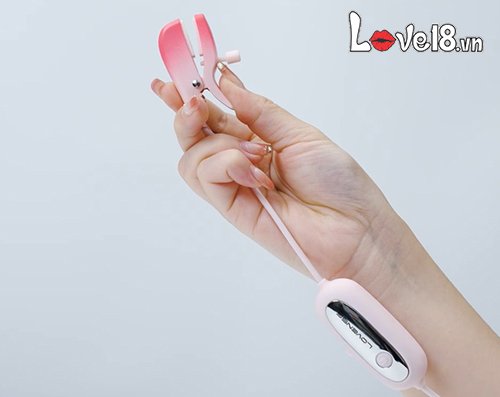Bộ Kẹp Nhũ Hoa Rung Lovense Gemini Điều Khiển Qua App Cao Cấp