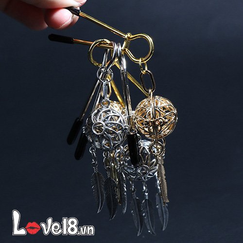 Bộ kẹp vú bạo dâm đèn sáng Charm quyến rũ kích thích