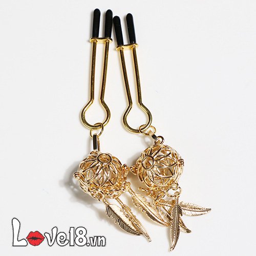 Bộ kẹp vú bạo dâm đèn sáng Charm quyến rũ kích thích