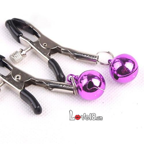 Bộ Kẹp Vú Có Đeo Bi Kích Thích - Dụng Cụ Tình Dục Gợi Cảm