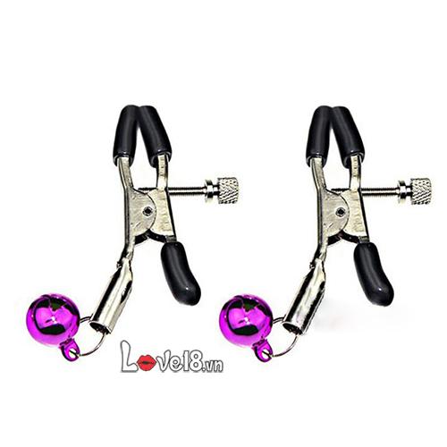 Bộ Kẹp Vú Có Đeo Bi Kích Thích - Dụng Cụ Tình Dục Gợi Cảm
