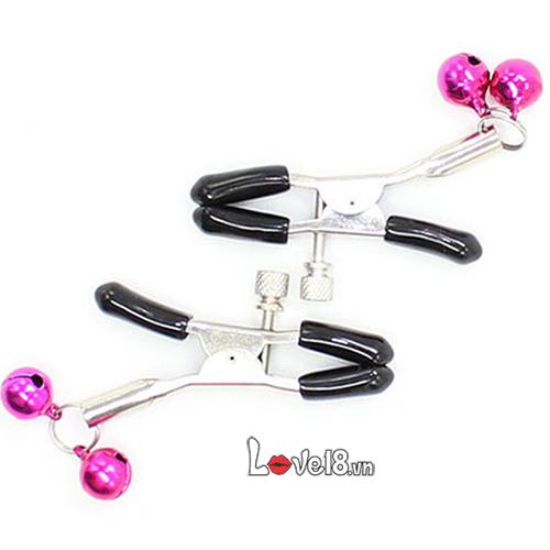 Bộ Kẹp Vú Có Đeo Bi Kích Thích - Dụng Cụ Tình Dục Gợi Cảm