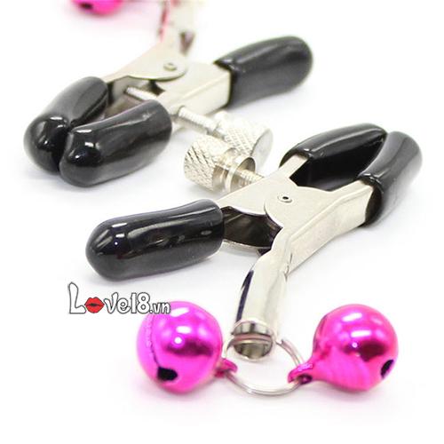 Bộ Kẹp Vú Có Đeo Bi Kích Thích - Dụng Cụ Tình Dục Gợi Cảm