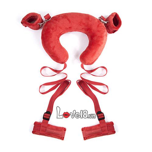 Bộ Trói Nhung Siêu Sướng - Cổ Chân Tay Đệm Mềm Mua Ngay