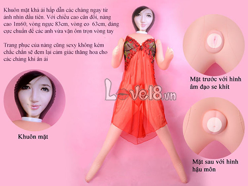Búp Bê Tình Dục Hơi Mini Siêu Nhẹ Dễ Dùng Hấp Dẫn