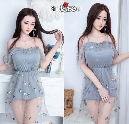Búp bê silicone bạch kim cao cấp cô nàng xinh đẹp giống thật