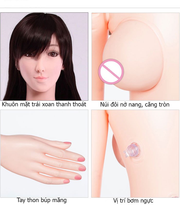 Búp bê tình yêu nữ sinh dễ thương 3 vòng chuẩn hấp dẫn nam giới