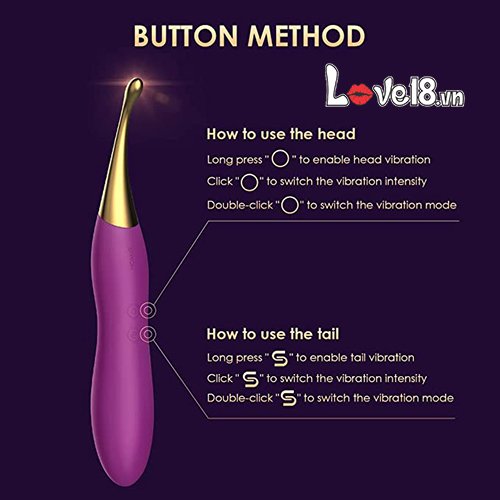 Máy massage Svakom Beatrice 2 đầu rung đa chế độ thỏa mãn phái nữ