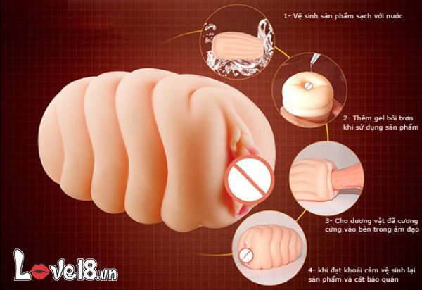 Âm đạo giả silicon LoveAider Plump mềm mại cảm giác thật kích thích cực tốt