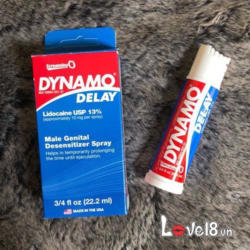 Chai xịt Dynamo Delay 22ml chống xuất tinh sớm kéo dài hiệu quả