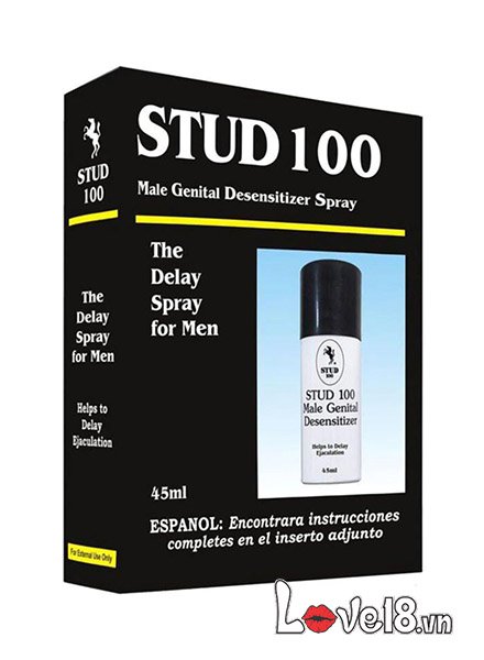 Stud 100 chai xịt lâu ra kéo dài 13ml hàng chính hãng giá tốt