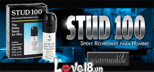 Stud 100 chai xịt lâu ra kéo dài 13ml hàng chính hãng giá tốt