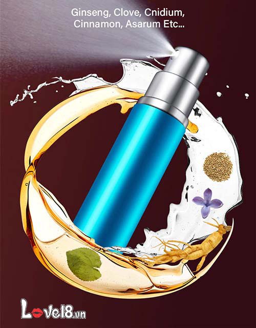 Chai xịt Svakom Luveb Blue River kéo dài quan hệ hiệu quả