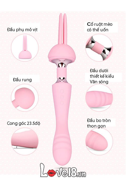 Chày Rung Hai Đầu Magic Siêu Bền Đa Tần Số Hàng Chính Hãng